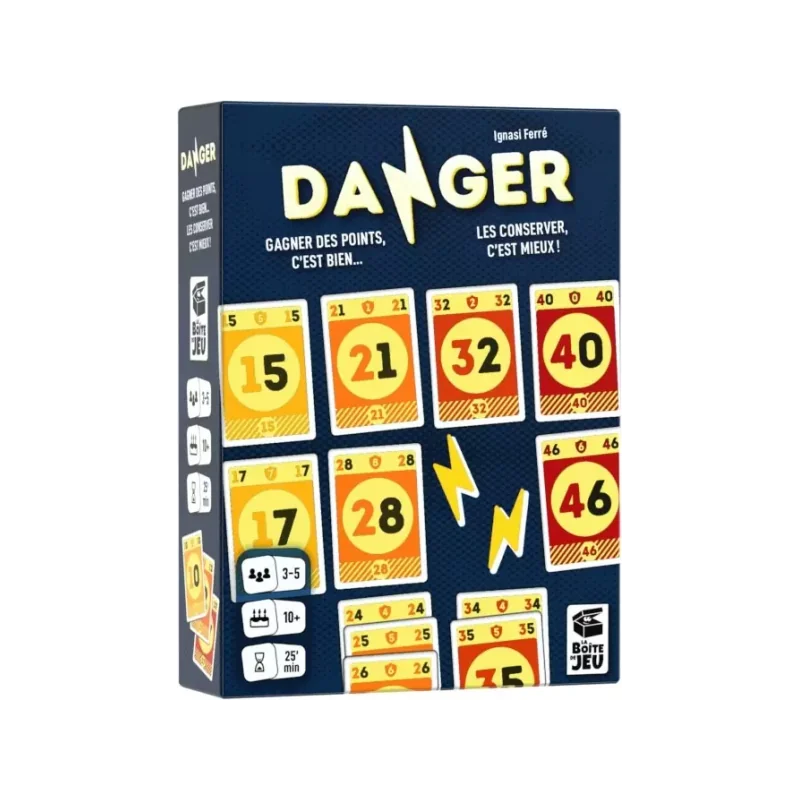 Danger : le jeu de cartes photo couverture de jeu
