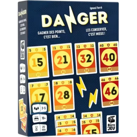 Danger : le jeu de cartes photo couverture de jeu