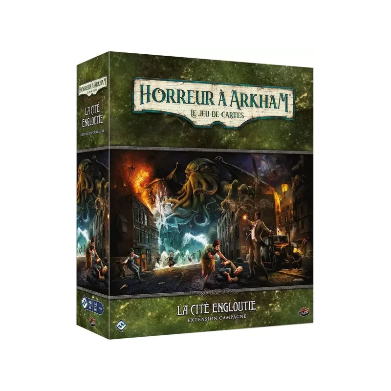 Horreur à Arkham JCE : La Cité Engloutie - Extension Campagne photo couverture de jeu