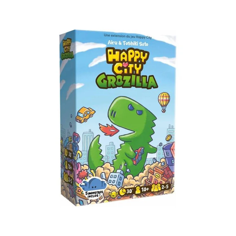 Happy City : Grozilla - Extension photo couverture de jeu