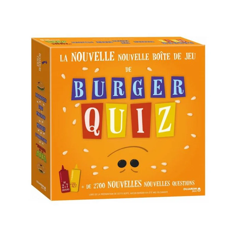 Burger Quiz - V2 photo couverture de jeu