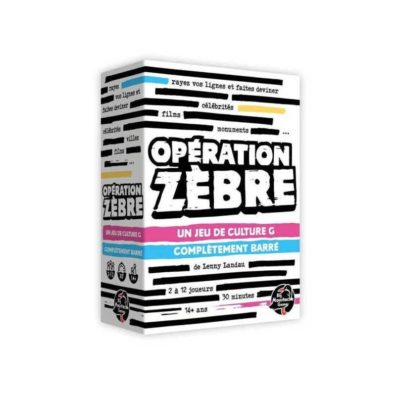 Opération Zèbre photo couverture de jeu