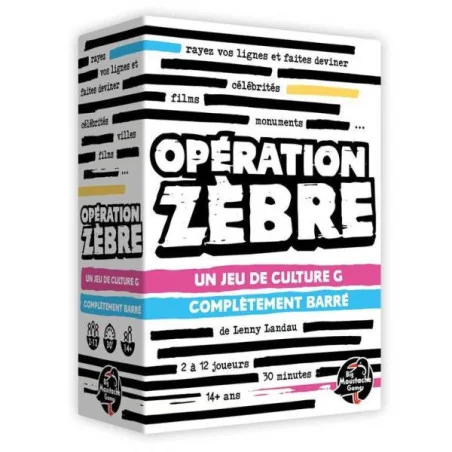 Opération Zèbre photo couverture de jeu